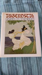Jugendstil grafiek en tekeningen hardcover boek, Verzenden, Gelezen