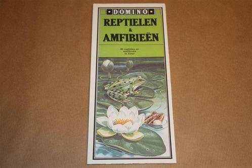 Uitvouwbare informatiefolder Domino Reptielen, amfibieën., Boeken, Dieren en Huisdieren, Zo goed als nieuw, Honden, Ophalen of Verzenden