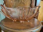 Art deco roze fruitschaal, Ophalen of Verzenden
