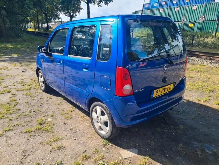 Opel Agila 1.2 16V Twinport 2004 Blauw, Auto's, Opel, Particulier, Agila, Benzine, C, Hatchback, Handgeschakeld, Origineel Nederlands
