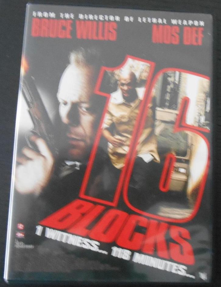 16 blocks, Cd's en Dvd's, Dvd's | Actie, Zo goed als nieuw, Actie, Vanaf 16 jaar, Ophalen of Verzenden