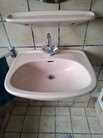 Wastafel met planchet vintage, Ophalen, Gebruikt, 50 tot 100 cm, Minder dan 100 cm