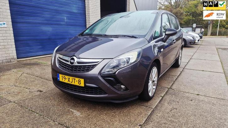 Opel Zafira Tourer 1.4 Cosmo Navigatie Panoramadak NAP, Auto's, Opel, Bedrijf, Te koop, Zafira, ABS, Airconditioning, Bochtverlichting