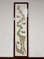 Engelse prent Thames in notenhouten lijst, Ophalen