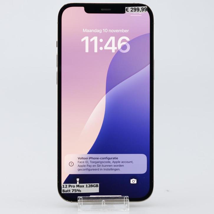 iPhone 12 Pro Max 128GB Goud | Batt 75%, Telecommunicatie, Mobiele telefoons | Apple iPhone, Zo goed als nieuw
