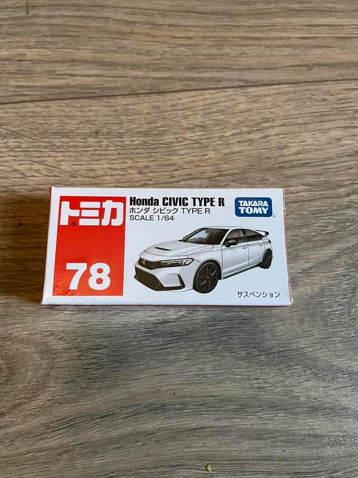Takara Tomy Schaalmodel tekoop Honda Civic Type R 78 1/64, Hobby en Vrije tijd, Modelauto's | Overige schalen, Zo goed als nieuw