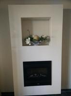 Electrice haard met ombouw (MDF), Ophalen, Zo goed als nieuw, Vrijstaande haard, Elektrische haard