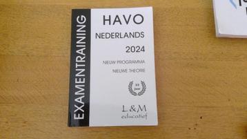bundel examentraining Nederlands HAVO 2024 beschikbaar voor biedingen