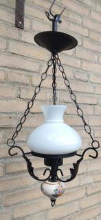 Vintage boere hanglamp, Huis en Inrichting, Lampen | Vloerlampen, Ophalen, Gebruikt, Minder dan 100 cm