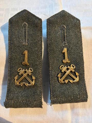 Kriegsmarine artillerie schouderstukken beschikbaar voor biedingen