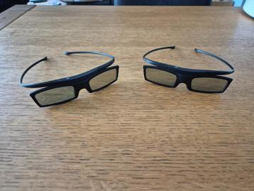 2x Samsung actieve 3d Brillen op batterij SSG-5100GB beschikbaar voor biedingen