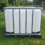 IBC container 600L wit – gespoeld, Tuin en Terras, Ophalen, Kunststof, -, Zo goed als nieuw