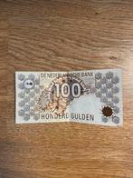 100 gulden biljet voor verzamelaar steenuil 9 januari 1992, Postzegels en Munten, Bankbiljetten | Nederland, Ophalen, 100 gulden