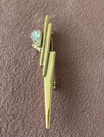 Art deco kristal broche -6 cm-, Ophalen of Verzenden, Zo goed als nieuw, Overige materialen