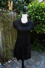 zwarte kol jurk met pofmouwtjes mt XS, Zwart, Ophalen of Verzenden, Maat 34 (XS) of kleiner, Gedragen