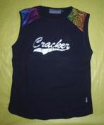 Zwarte Top Cracker (L), Kleding | Dames, Cracker, Zwart, Maat 42/44 (L), Ophalen of Verzenden