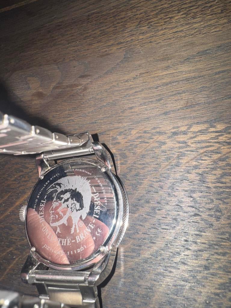 Diesel horloge, Ophalen of Verzenden, Zo goed als nieuw, Staal, Overige merken