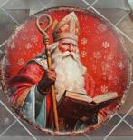 Prachtige ijzeren sinterklaas wanddecoratie, Diversen, Sinterklaas, Ophalen of Verzenden