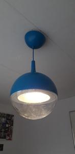 Vintage Ikea VÄSTER hanglamp IKEA blauw, Metaal, Gebruikt, Ophalen of Verzenden, 50 tot 75 cm