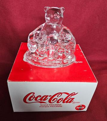 coca cola bears beeld van glas ,orginele verpakking beschikbaar voor biedingen