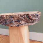 Lucky Vintage Boomstam Bijzettafel - Handgemaakt, Ophalen, ., Nieuw, .