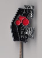 Veghel Wegenbouw Van Lee speldje Wals, Verzamelen, Speldjes, Pins en Buttons, Gebruikt, Niet vindbaar, Niet vindbaar, Speldje of Pin