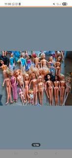 Barbies met kleding,meubels, accessoires  van vroeger, Ophalen, Gebruikt, Barbie