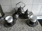 TIN SERVIES, TINNEN SERVIES KWALITEITSTIN IN GOEDE STAAT, Antiek en Kunst, Antiek | Tin, Ophalen of Verzenden