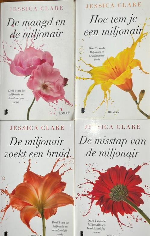 Jessica Claire, miljonairs & bruidsmeisjes serie, Boeken, Romans, Zo goed als nieuw, Nederland, Ophalen of Verzenden