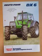 Folder Deutz Fahr DX 6 De kracht, die opbrengsten levert, Ophalen of Verzenden, Gelezen, Tractor en Landbouw