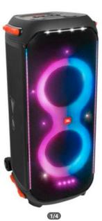 Te huur JBL Partybox 310 en 710 incl microfoons, Ophalen of Verzenden, Zo goed als nieuw