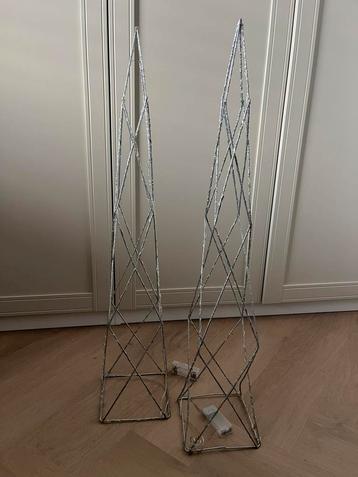 Zilver kleur decoratie met lampjes/ verlichting beschikbaar voor biedingen