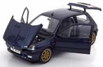 Jsn Norev 1:18 Renault Clio Williams 1993 blauw, -, Nieuw, Norev, Ophalen of Verzenden