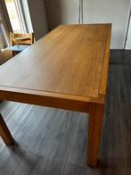 Eettafel blank eiken, Huis en Inrichting, Tafels | Eettafels, Ophalen, Gebruikt, 100 tot 150 cm, Eikenhout