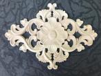 Brocant houtsnijwerk ornament applique bloem sierlijk, Huis en Inrichting, Woonaccessoires | Overige, Verburgt Vintage, Nieuw