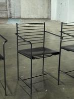 Cidue Alice Eetkamerstoelen (4) | Vintage, Stoel eetkamerstoel stoelen zit, Zwart, Ophalen of Verzenden, Zo goed als nieuw