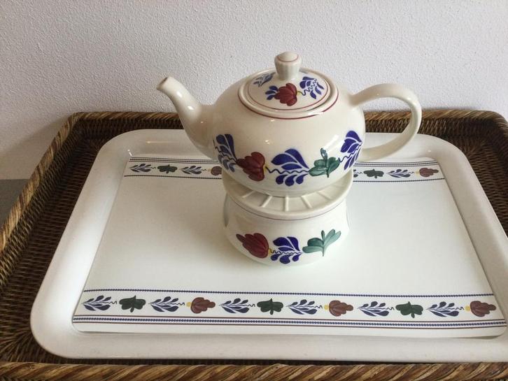 Boerenbont Boch België (Zeeland Theepot met Theelicht), Huis en Inrichting, Keuken | Servies, Zo goed als nieuw, Overige typen