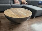 Komvormige salontafel met stalen frame - 90cm, Huis en Inrichting, Ophalen, Gebruikt, Rond, 50 tot 100 cm