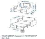 VILASUND IKEA slaapbank 202cm breed, bed 160 cm breed, Huis en Inrichting, Slaapkamer | Slaapbanken, Ophalen, Gebruikt, Tweepersoons