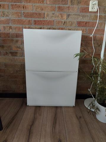 2 witte schoenenkasten/opbergers - z.g.a.n. beschikbaar voor biedingen