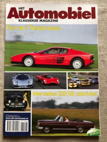 Automobiel: Mercedes W111 Cabriolet, Sabra GT, Testarossa beschikbaar voor biedingen