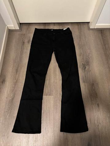 Zwarte mid rise flare broek merk ltb fallon 31/38 beschikbaar voor biedingen
