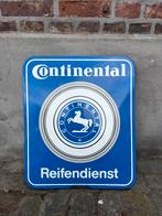 Emaille reclamebord Continental, Verzamelen, Ophalen of Verzenden, Zo goed als nieuw, Reclamebord