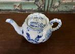 Antiek Delfts blauwe theepot gebloemd, Ophalen of Verzenden