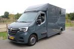 Renault Master T35 150Pk Paardenvrachtwagen * 2-paards *, Ophalen, Gebruikt, Polyester, 2-paards trailer