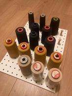 Lockgaren 13 stuks + 2 kleine, Hobby en Vrije tijd, Naaien en Fournituren, Ophalen of Verzenden, Zo goed als nieuw, Garen of Naald(en)