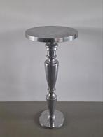 vintage aluminium planten-tafel piëdestal sidetable h= 85cm, Huis en Inrichting, Woonaccessoires | Zuilen en Pilaren, Ophalen of Verzenden