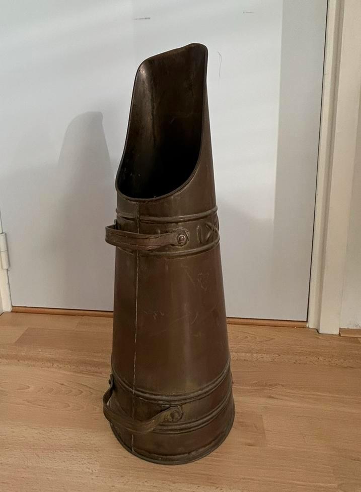 Antieke koperen kolenkit, Antiek en Kunst, Antiek | Koper en Brons, Koper, Ophalen