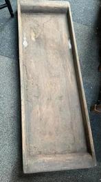 Landelijke Houten trog, bak 120 cm lang, Hoffz stijl, Ophalen, Zo goed als nieuw, Rechthoekig, Hout