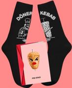 DONER KEBAB SOKKEN (UNISEX) + BLANCO KAART DONER KEBAB, Ophalen of Verzenden, Nieuw